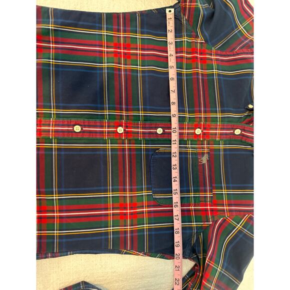 Ambercombie & Fitch muscle button down long sleeve Christmas men’s top Sz S - Picture 7 of 10